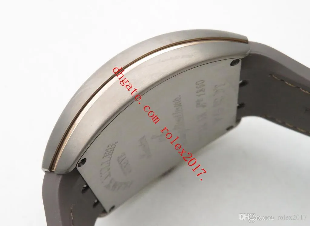 Relojes Super Mens más vendidos de alta calidad Vanguard V45 GF Factory Asia 2824 Esfera plateada gris con números despiezados Movimiento automático321w
