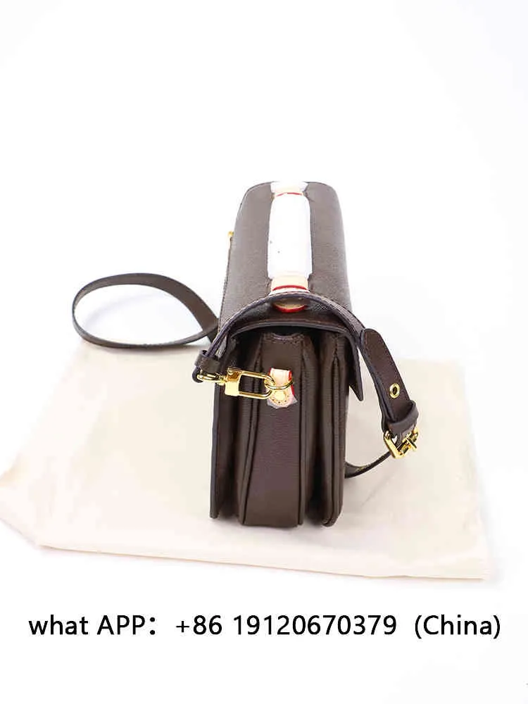 High Quality Luxury Digner Msenger Bag Dam Clamshell Flower Versiering Leather Small Square Bag A Shoulder HandbagZ30D