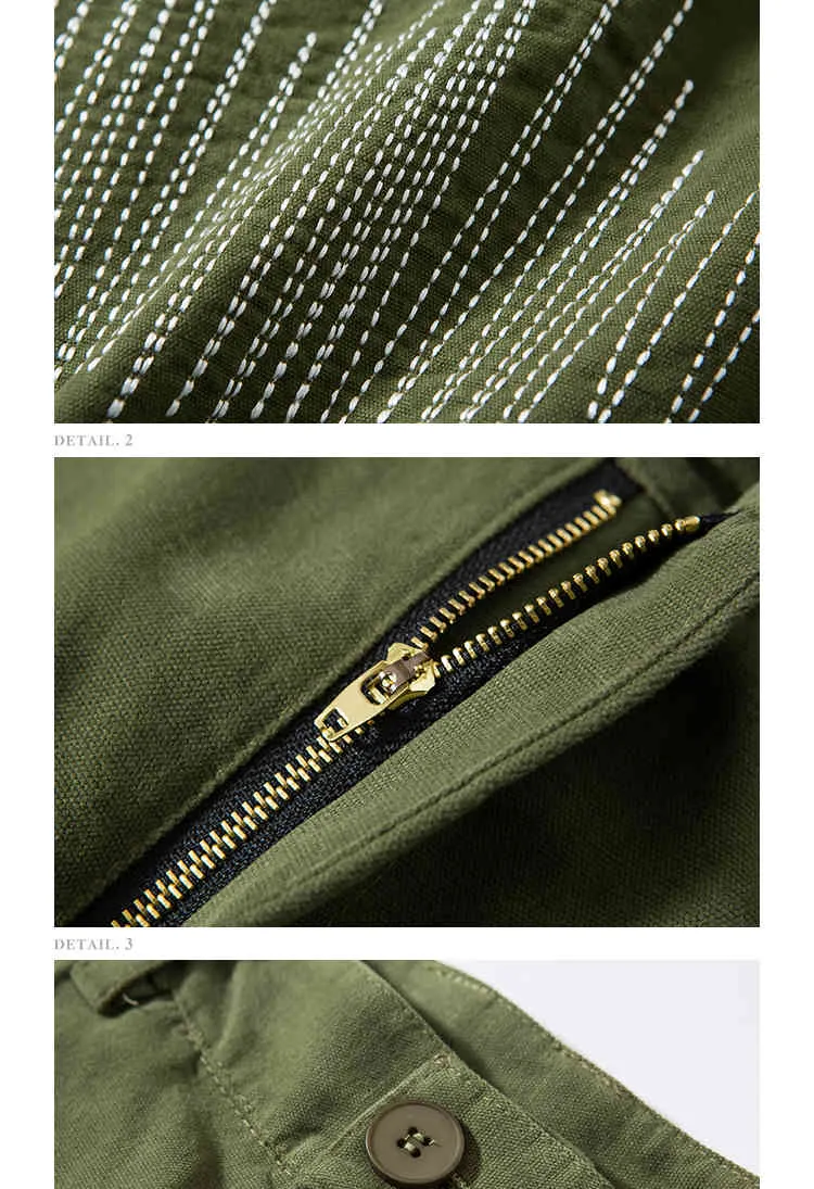 IEFB Personalizado Bordado Workwear Pocketwork Pocket Loose Reta Calças Casuais Cintura Elástica Primavera Calças 9Y6071 210524