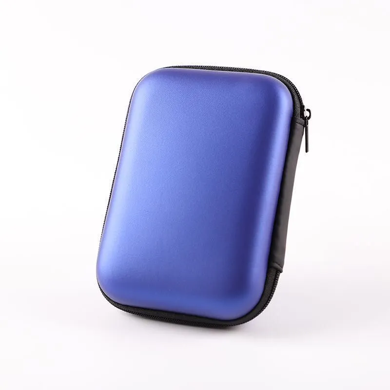 25quot HDD Bag External USB Hard Drive Disk Carry Mini Usb Cable Case Cover Pouch Earphone Bag for PC Laptop Hard Disk Case4879049