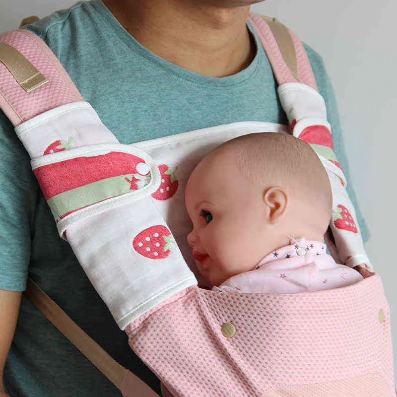 bavoirs rots avant poitrine bébé sacs à dos transporteurs couverture protecteur salive tissu épaule harnais ceinture couverture né accessoires 211117