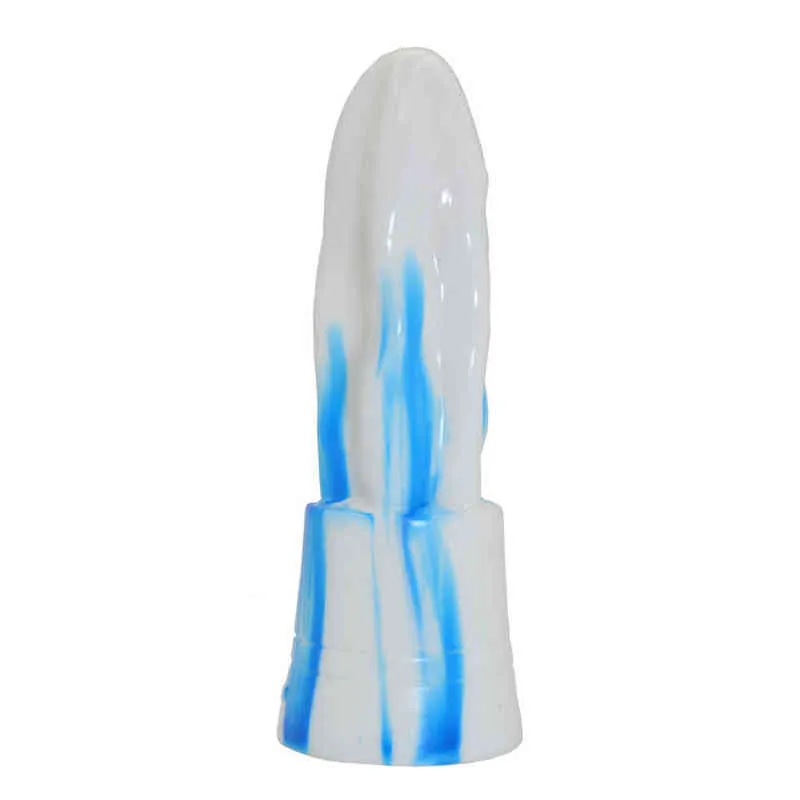 NXY Dildos Anal Toys Yocy Liquid Silica Gel Simulated False Yang Potted Type Male and Female Masturbation Device Large Plug Adult Fun Products 0225