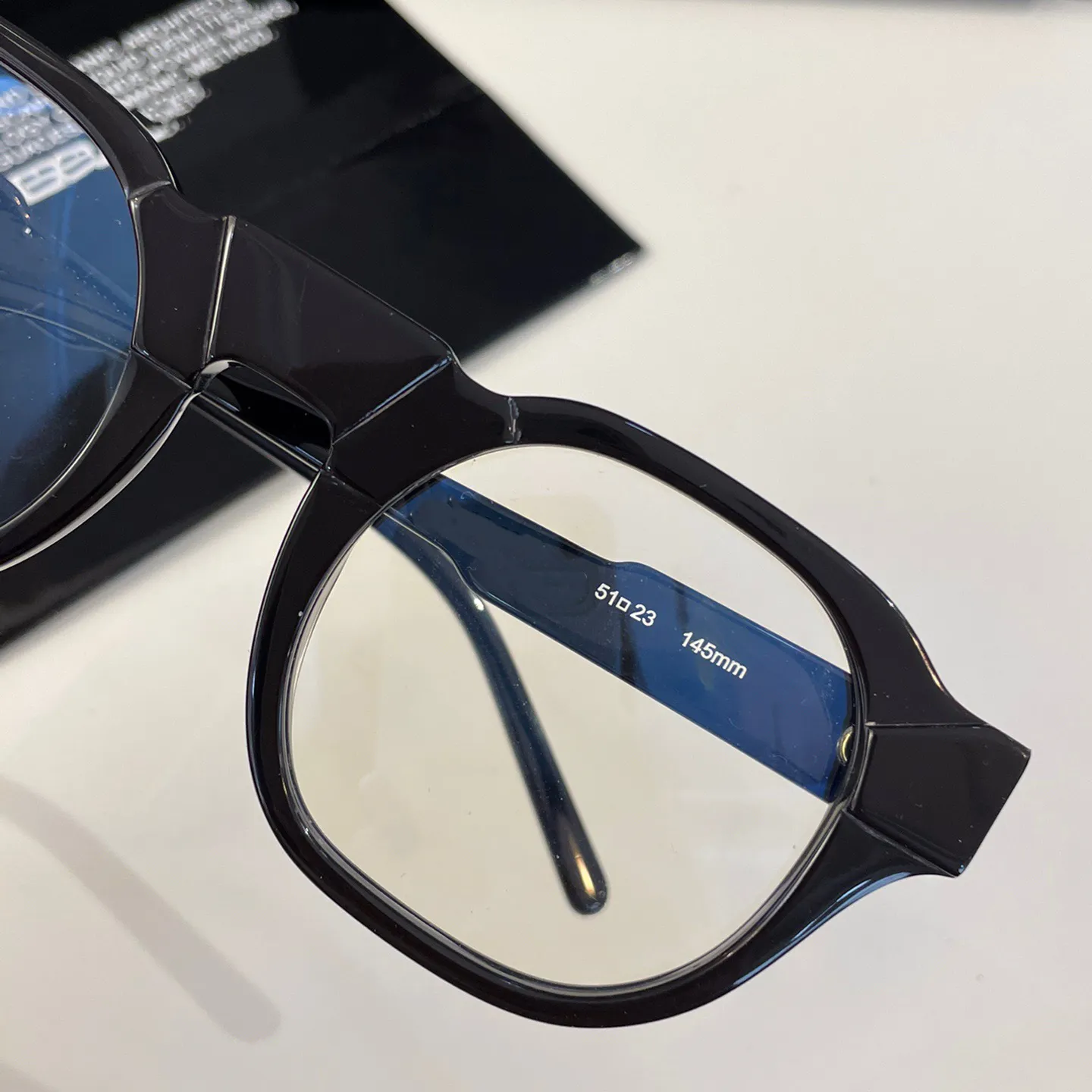 Optiska glasögon för män Kvinnor Retro Raum-Make K11 Style Anti-Blue Light Lens Plate Square Full Frame With Box1928