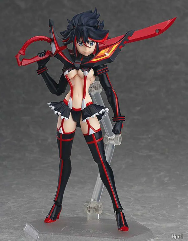 Anime Kill La Kill Matoi Ryuuko Figma 220 Action Figures Toy Doll 15cm (6)