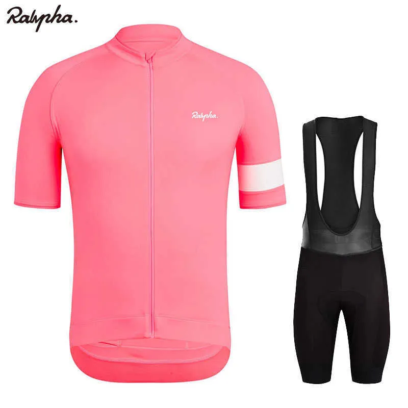 Ralvpha Ropa Ciclismo Jersey Cuissard Ensemble VTT Ensemble Vélo Collants Triathlon Cyclisme Vêtements Hommes Vélo uniforme 211006