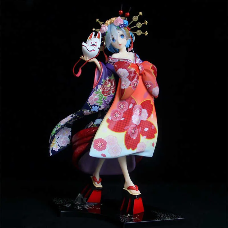 Re Zero Démarrage de la vie dans un autre monde Rem Oirandouchuu PVC Action Figure Anime Japonais Figure de figurines Collection Toys Collection Doll Cadeau Q02068717