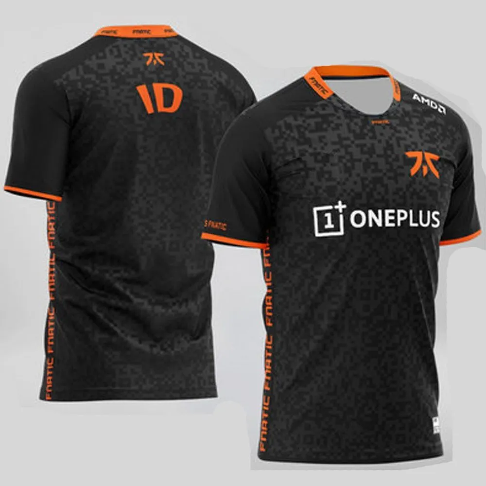 vendita C9 Gaming Tshirt Fnatic LOL CSGO DOTA2 Uniforme della squadra ID personalizzato manica corta 2021 Estate Casual traspirante Top8440299