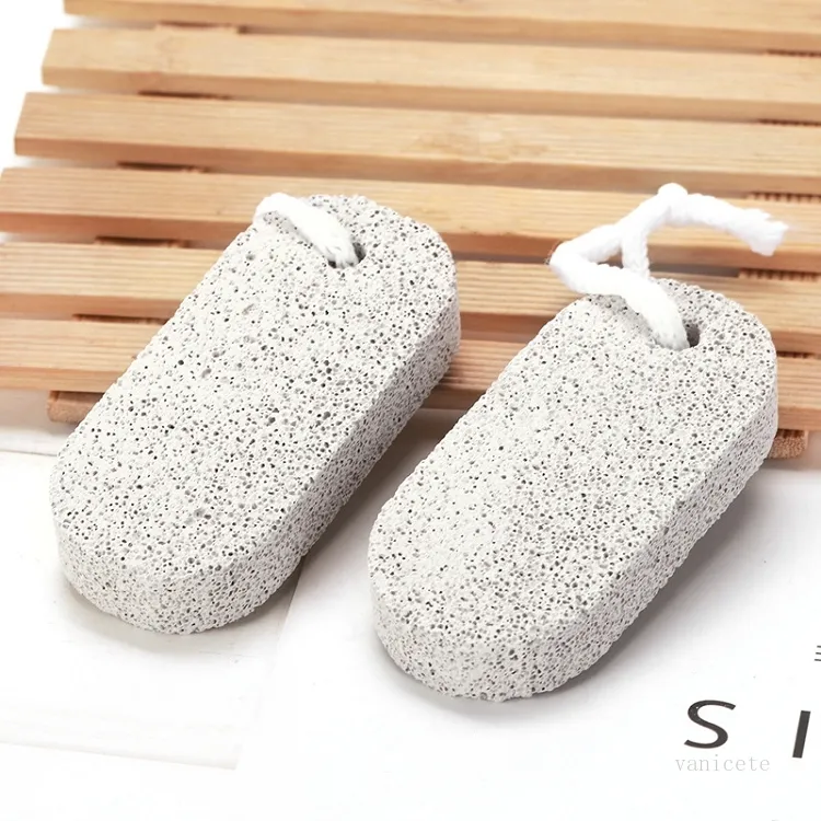 Double Sided Foots Grinding Stone Cleaning Brush Foot Skin Care Clean Tool Natural Pumice Stones Pedicure Household Exfoliate Tools T2I52235