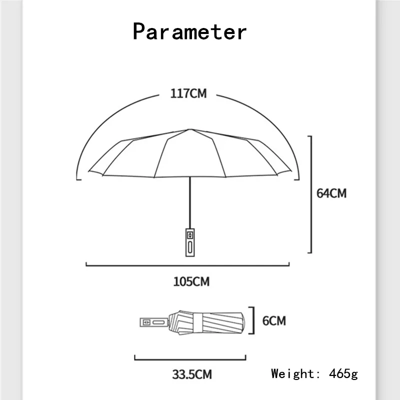 Windbestendige opvouwbare automatische paraplu regen vrouwen auto luxe grote winddicht paraplu's voor mannen cadeau 10k parasol