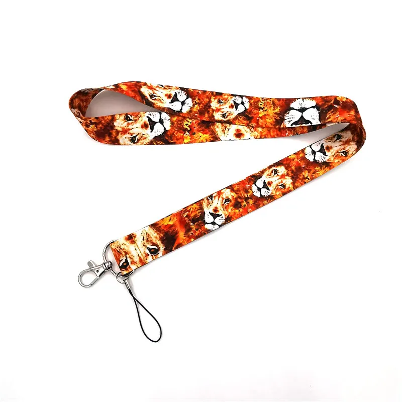 100 teile/los König der Löwen DIY männer frauen kinder Hals Lanyard schlüsselanhänger Handy Gurt ID Abzeichen Halter Seil Schlüssel Kette schlüsselanhänger cosplay