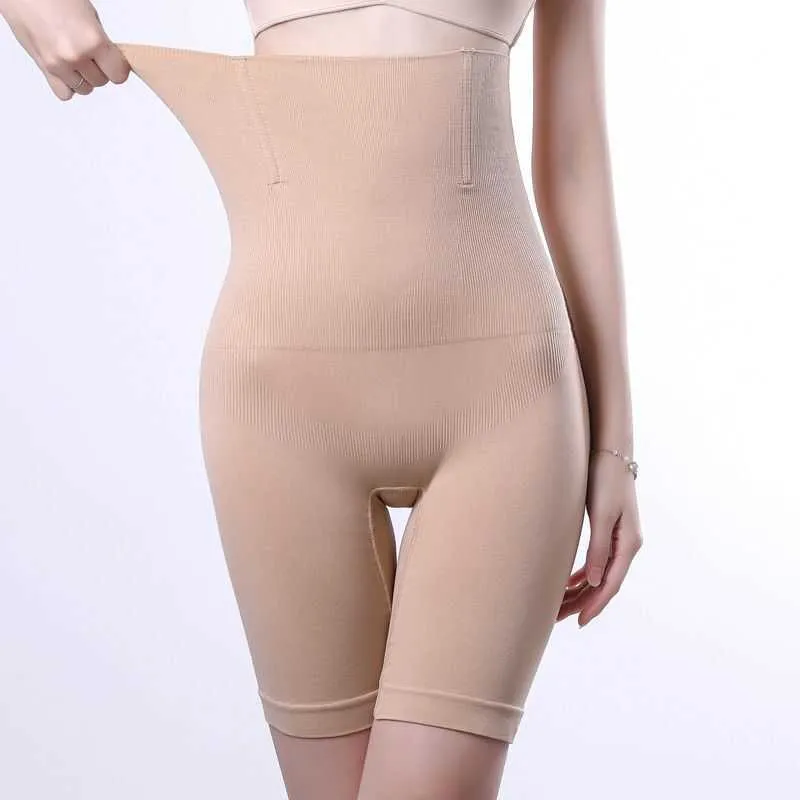 Kvinnor Hög midja ShapeWear Fashion Tummy Control Panties Trainer BodySheper