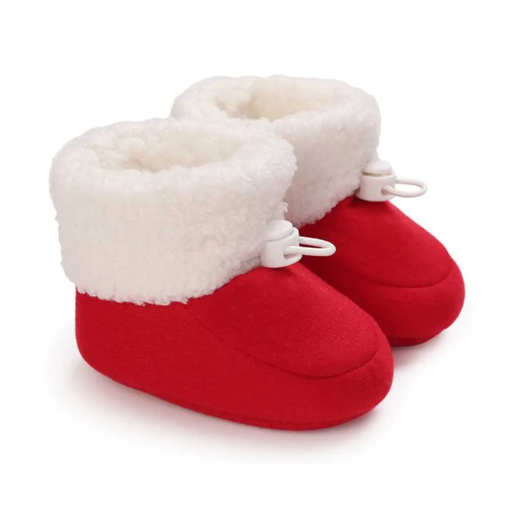 Winter Warme Schnee Stiefel Neugeborenen Solide Baby Booties Anti-slip Baby, Kleinkind Kleinkind Nette Weichen Boden Schuh 0-18m G1023