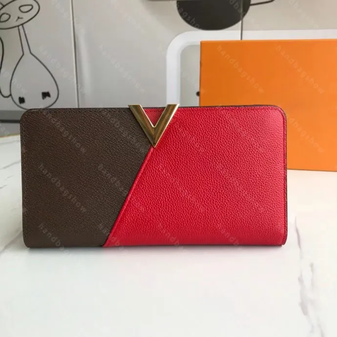 Kimono varumärkesdesigner plånböcker korta plånbok handväska korthållare original låda ny ankomst ny modekampanj lång inre zip 2 co259b
