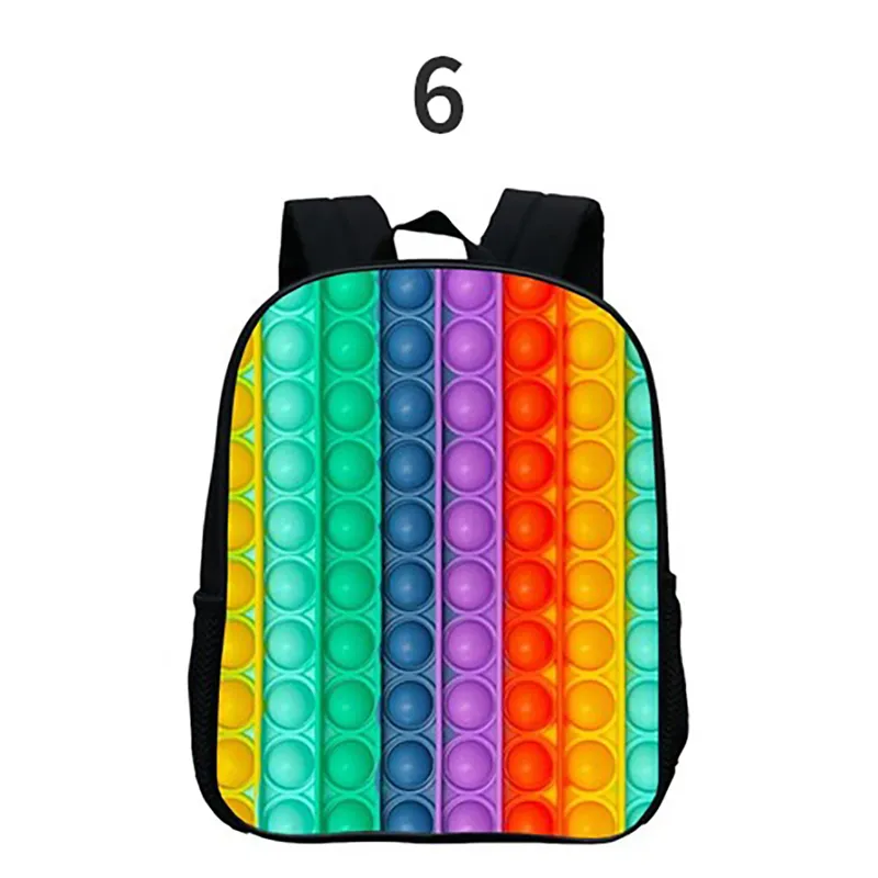 12 styles pour enfants Sacs à école sac adolescents sac à dos 3D Printing Sacs d'épaule Sport Book Pack Cartoon Rucksack8202926