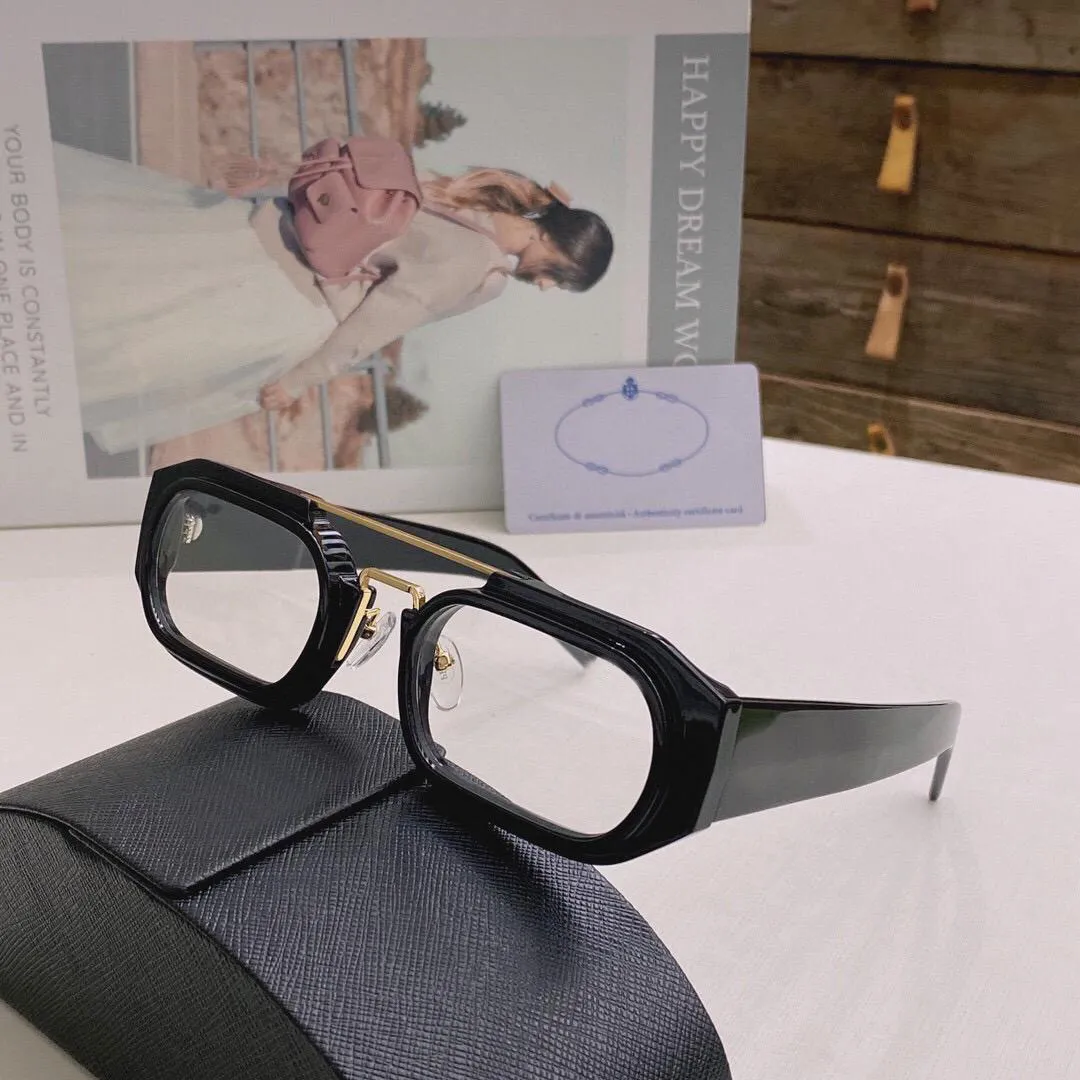 Femmes lunettes cadre clair lentille hommes lunettes de soleil 01W Top qualité mode Style protège les yeux UV400 avec Case327E