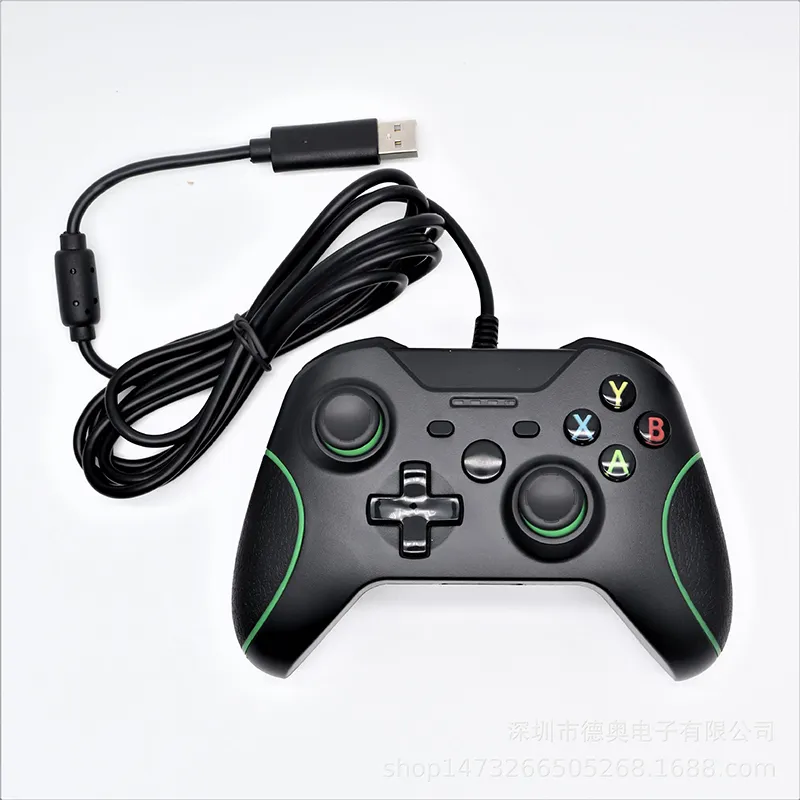 유선 컨트롤러 비디오 게임 조이스틱 Mando Microsoft Xbox One Slim Gamepad Controle Joypad Windows PC