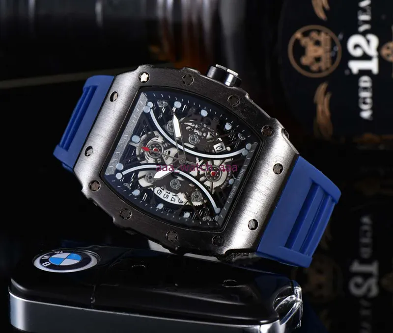 2021 Luksusowy kwarc zegarek męski zegarek Męski designerski zegarek na nadgarstek wodoodporne RELOJ HOMBRE217Q