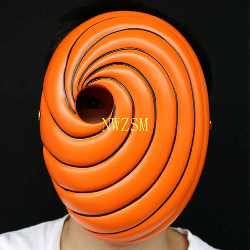 Anime uchiha mask tobi obito ninja madara cosplay costumes hartsmasker ring halsband set halloween y09136865007