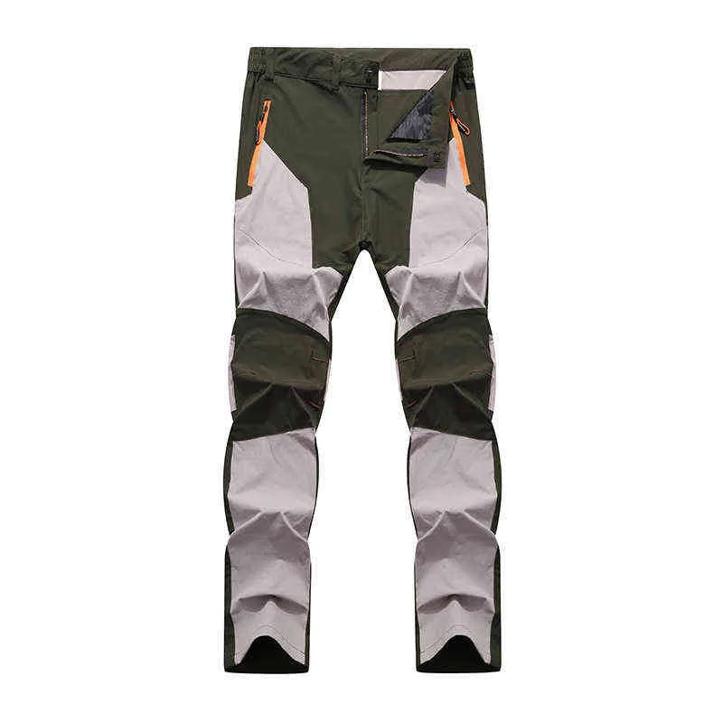 Tactique Militaire Cargo Pantalon Hommes Genouillère SWAT Armée Airsoft Étanche À Séchage Rapide Pantalon Hommes En Plein Air Randonnée Escalade Pantalon 211201