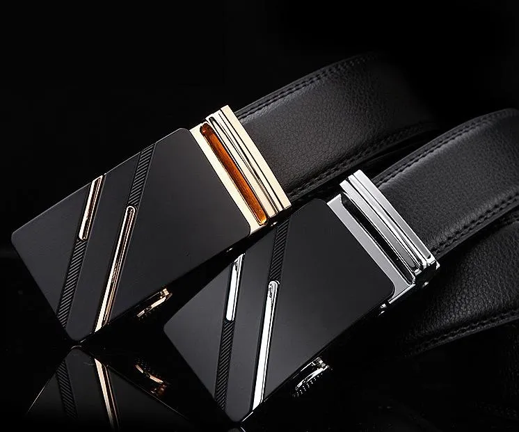 Cinture maschili di alta qualità Luxury Automatic Designer Designer Cintura di pelle Business Cinto Cinturones Para Hombre288n