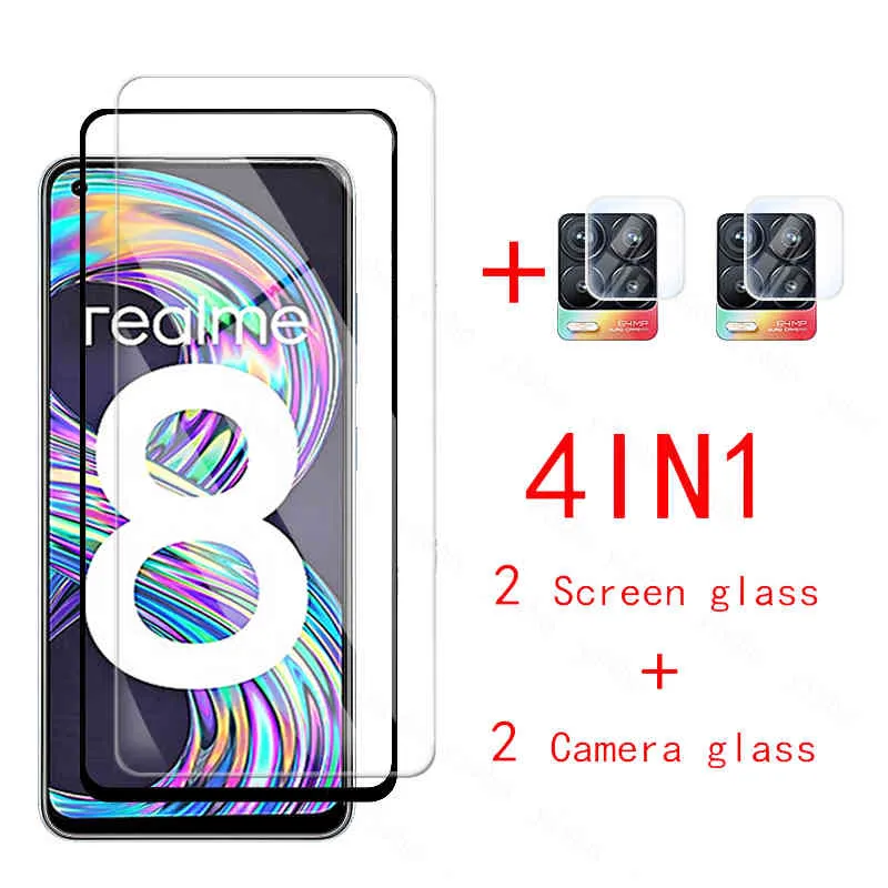 oppo realme 8 pro Obiettivo della fotocamera in vetro protettivo realmy realmi 8pro realme8 Pellicola protettiva schermo in vetro temperato