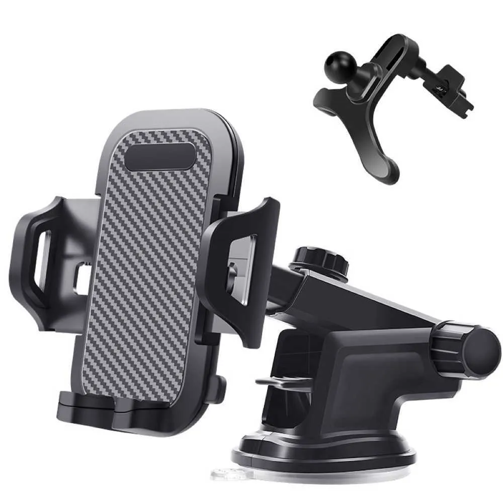 New Universal Cell Phone Holder for Car Phone Mount Car Phone Holder Dashboard Windshield Air Vent Long Arm Strong Suction Stent216d