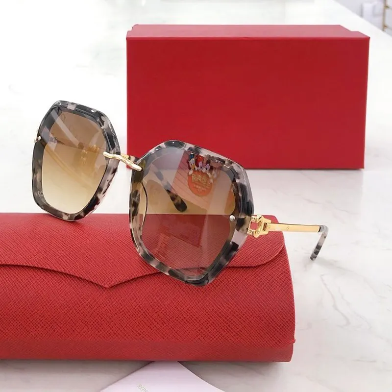 occhiali da sole firmati moda Cheetah Classico rettangolo in metallo Serie Vivid e Smart Business Casual Uomo Donna Montatura Montatura da vista S265I