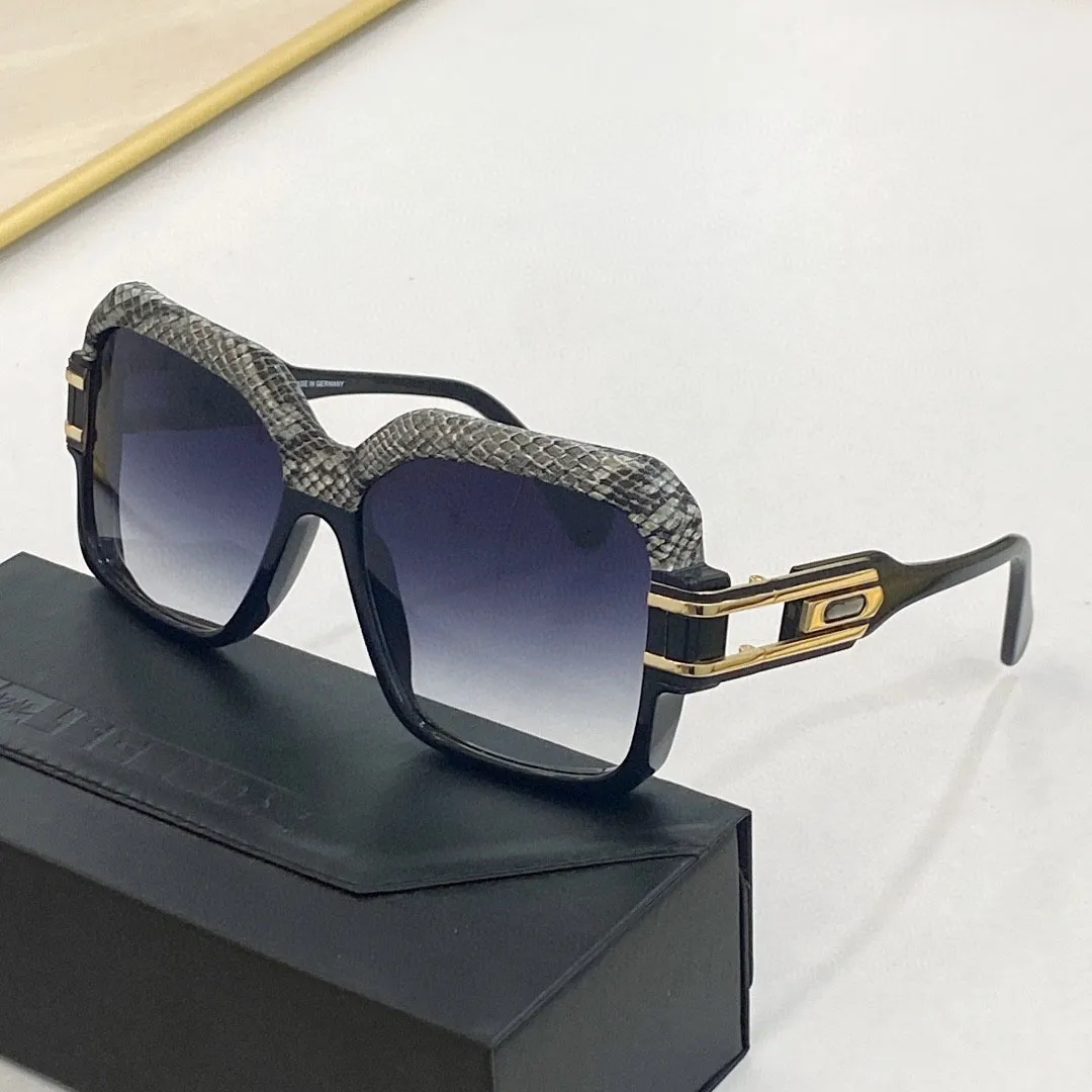 Caza Skin 623 Top Luxury عالية الجودة نظارة شمسية للرجال للنساء الجديد بيع الأزياء العالمية الشهيرة معرض إيطالي فائق العلامة التجارية 261g