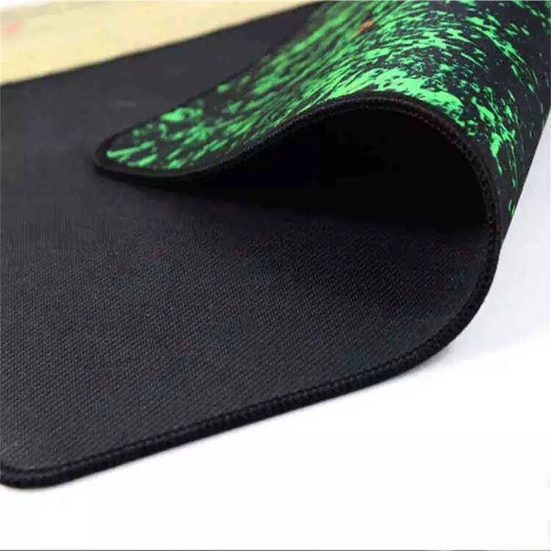 Tapis de souris de jeu de conception abstraite grise avancée de haute qualité en caoutchouc naturel Big Lock Pad Bureau Notebook Clavier Souris Big Mats AA220314