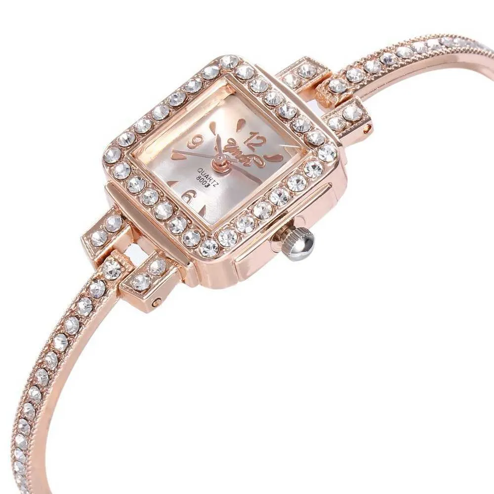TOP5 Brand Luxury Bracelet Watch Women Watches Rose Gold Women Watch Diamond Ladies Watch Clock Relogio Feminino Reloj Mujer H1012222w