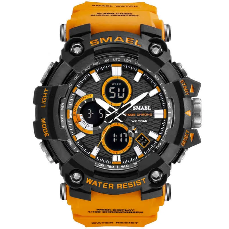 SMAEL neues Produkt 1802 Sport wasserdichte elektronische Armbanduhr296H