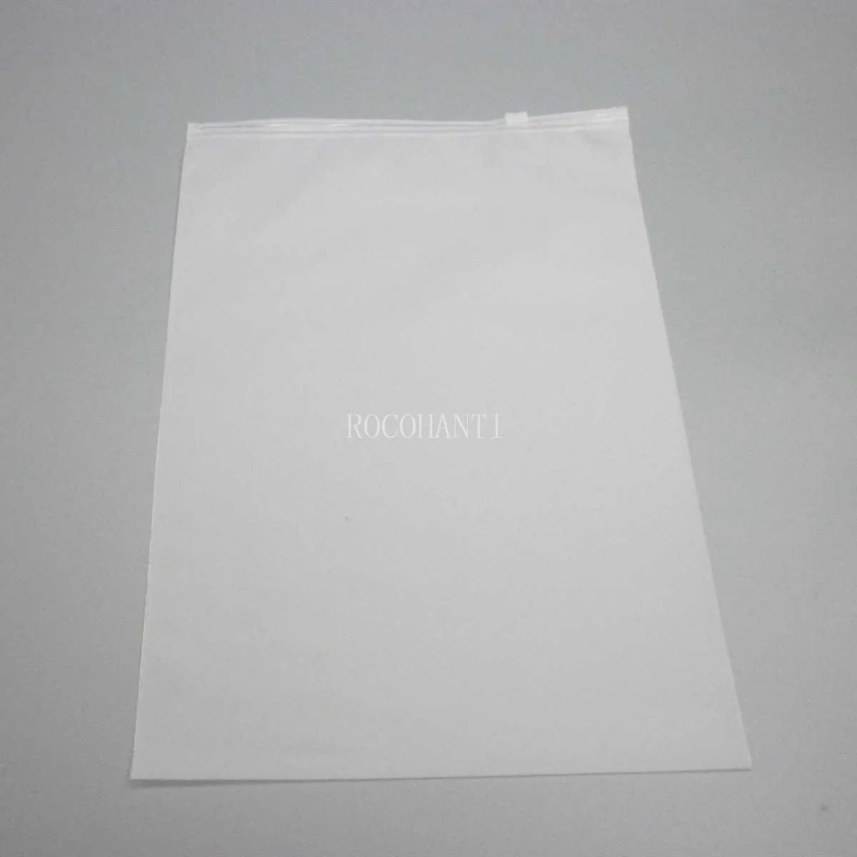 100X Zip lock Zipper Top frosted plastic bags for clothing T-Shirt Skirt retail packaging storage bag customized printing Y0712259Q