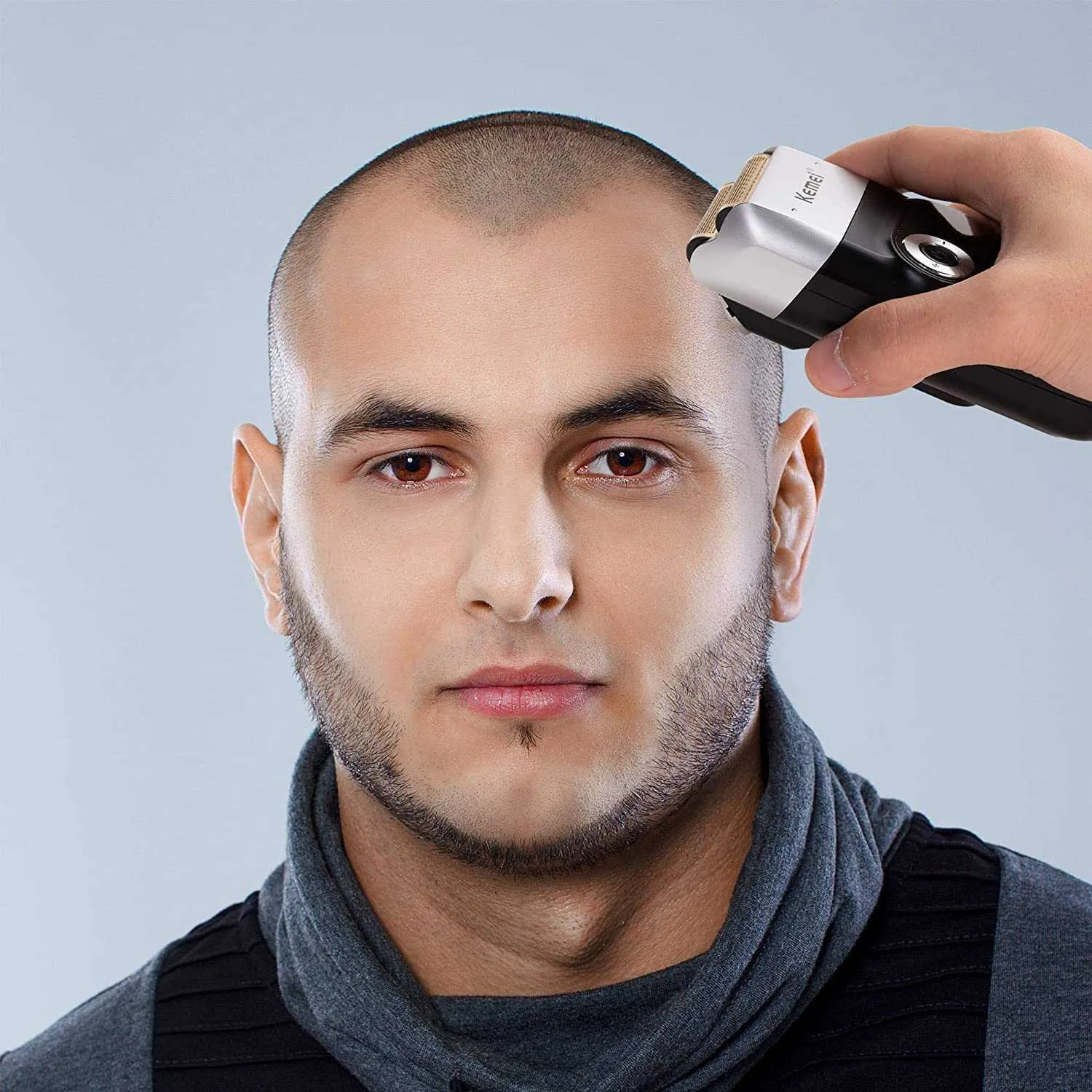 Kemei Foil Shavers for Men Electric Razor z łysym obciążeniem elektrycznym elektrycznym wyświetlaczem LED 2 w 1 p08178445888