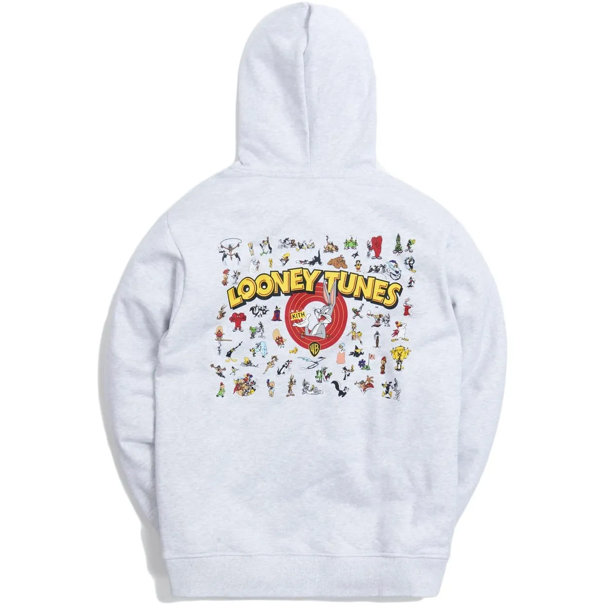 Looney Tunes That's All Folks Kapuzenpullover aus 100 % Baumwolle für Herren und Damen, bedruckt, hellgrau, schwarz, gemeinsamer Street-Kapuzenpullover, lockerer Kapuzenpullover