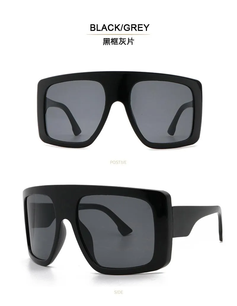 Солнцезащитные очки квадратные элегантные женщины -дизайнер Италия так легкие 1 женские женские винтажные оттенки Eyewear275M