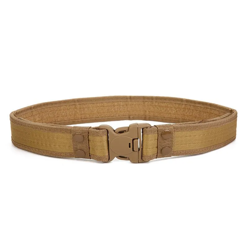 أحزمة TJ-Tingjun Oxford Cloth Belt Tactical Men's Canvas مع مروحة الجيش في الهواء الطلق أزياء Eva Sponge Wdy2200e