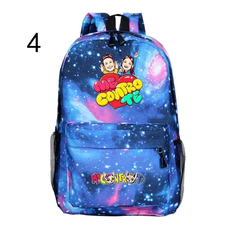 Рюкзак Kids Me Contro Te, школьный женский подростковый красивый дорожный рюкзак для мальчиков, сумки для девочек, 16 дюймов, Mochila294r