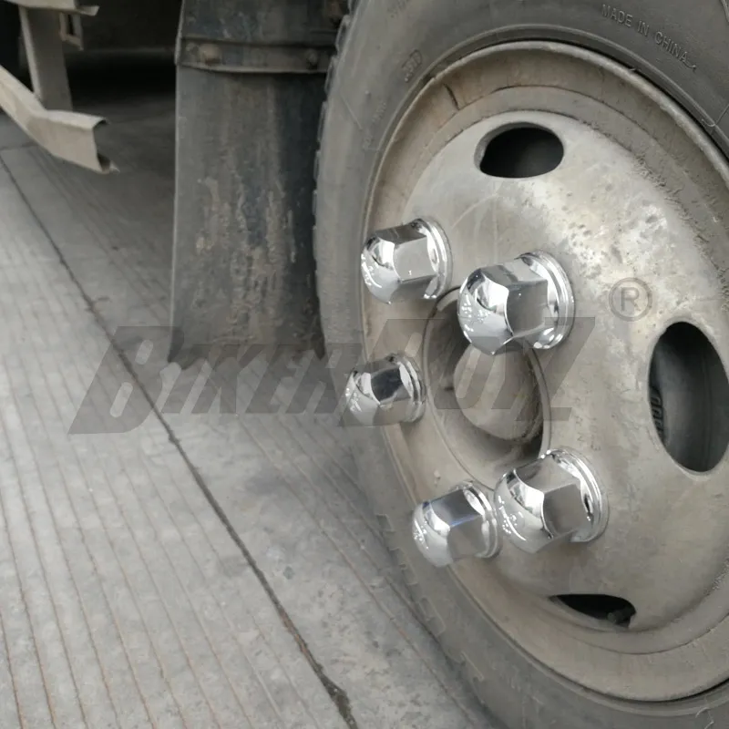 6 pezzi 41mm Protezione pneumatici camion Copri dadi ruota Tappi dadi Protezione vite mozzo Cerchio bullone antipolvere