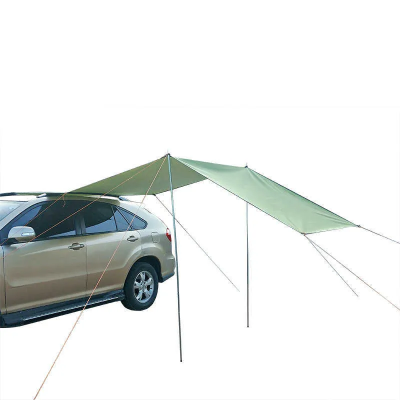 Auto Travel Meubilair Camping Tent Luifel Vouwen Automobiel Shelter Shade Side Outdoor Top Tent voor Rust Camping Accessoires Y0706