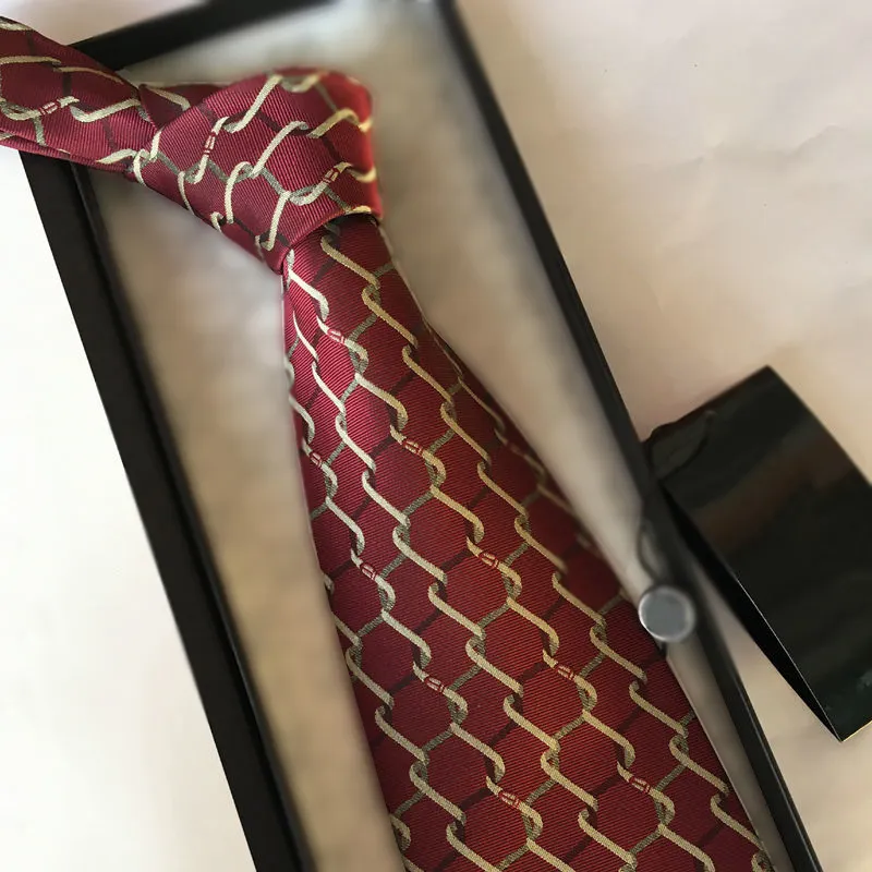Mens Designer Laços Gravata Letra G Listras Xadrez Moda Luxo Negócios Lazer Gravata De Seda Cravat com Caixa Sapeee247S