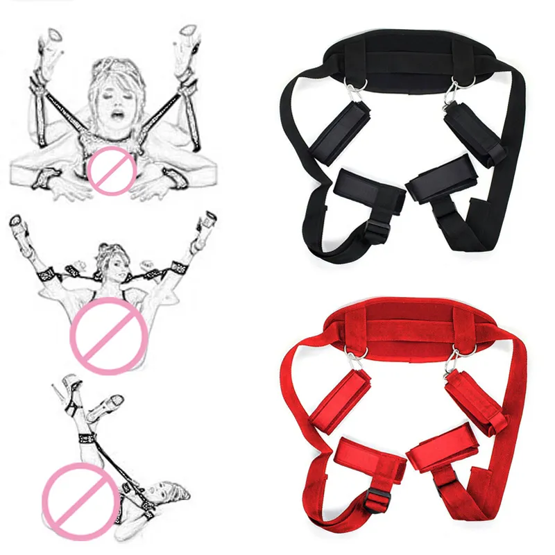 Toys sexuels BDSM Bondage Gear Products Adult Products Jamn Open Cuff RESTRRAINTS Jeux menottes d'esclaves pour femme couples1039102