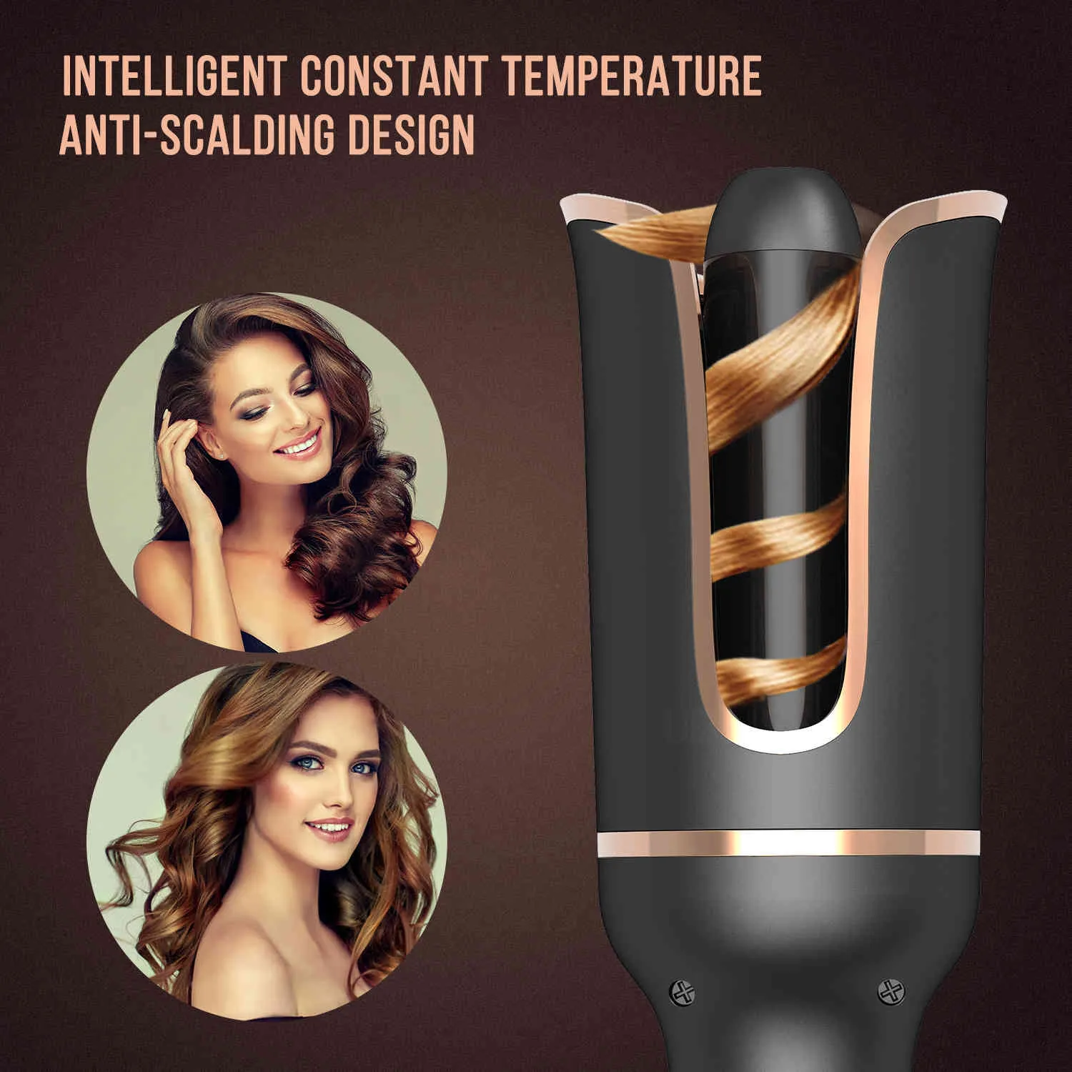 Automatic Curler Magic Corrugated Curling Iron Beauty Salon Ceramic Heating Anti-Perm Hair Wave Crimper Curlers Tools