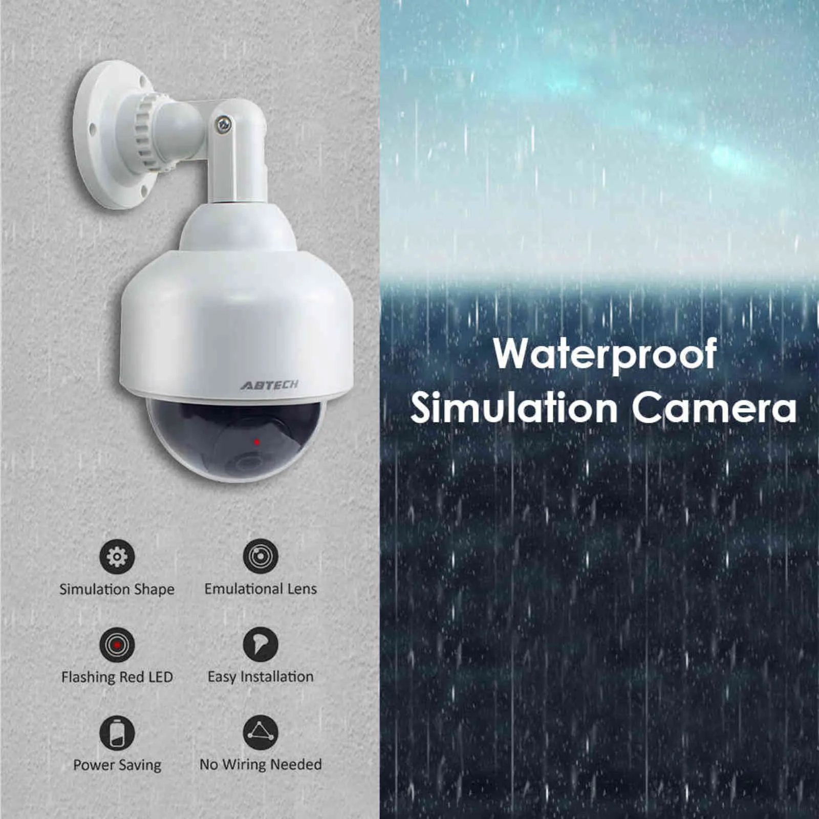 Fake Security Camera With Flashing LED 360°... From Qiuti20, $8.87 ...