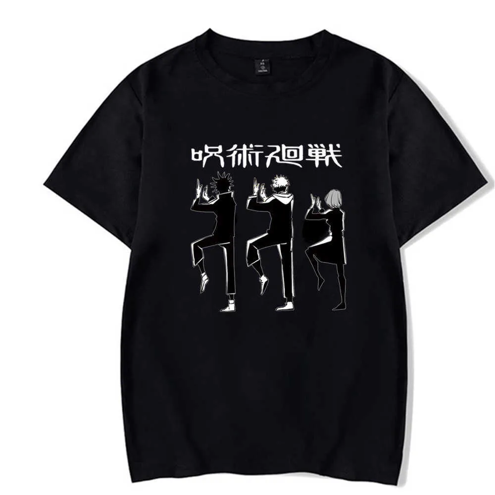 Jujutsu Kaisen Hot Anime T-Shirt Fashion Casual O-Collo Panno Uniex Y0809