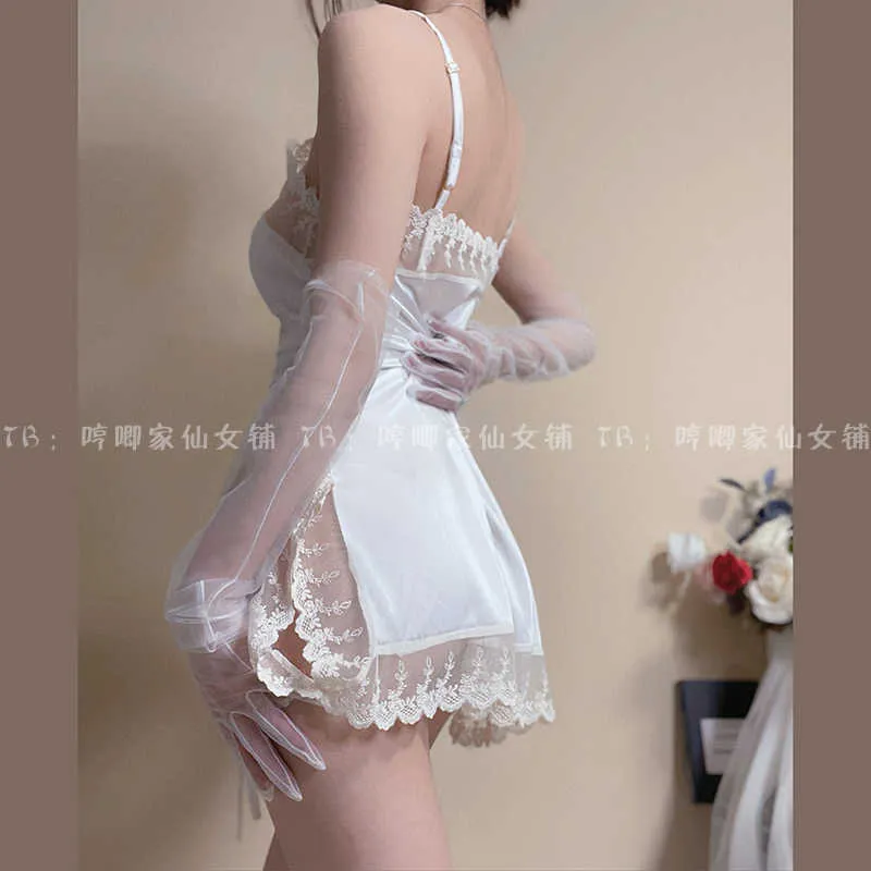 Womengagaレースメッシュ韓国の女性アンカーセクシーな透明タンク巾着フリルミニドレスドレスSD788 210603