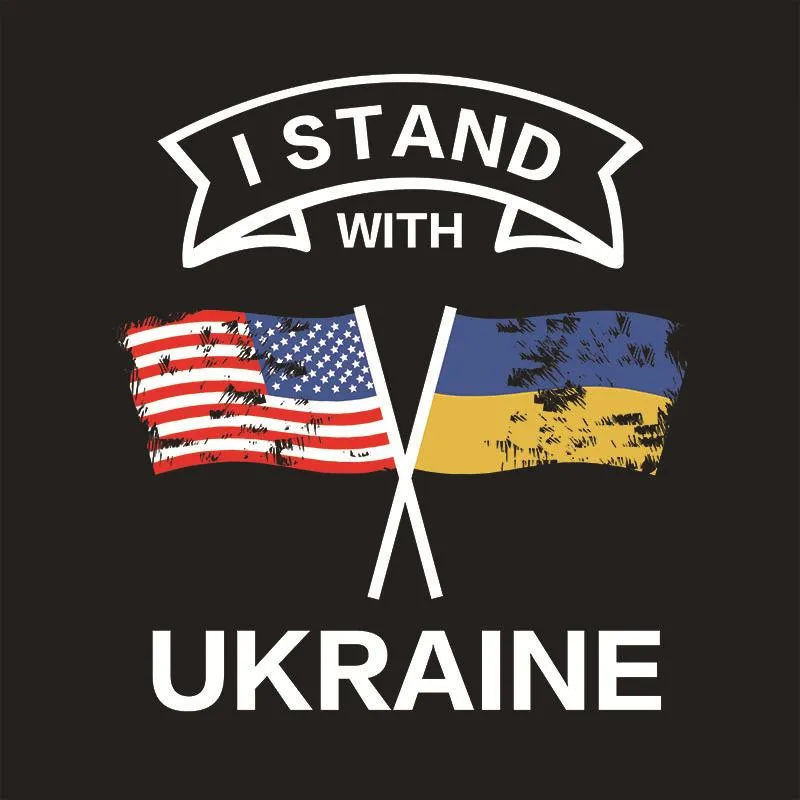 Supporto bandiera del partito degli Stati Uniti 3x5 piedi Banner ucraino Sto con la bandiera dell'Ucraina decorazioni interni ed esterni in poliestere DHL
