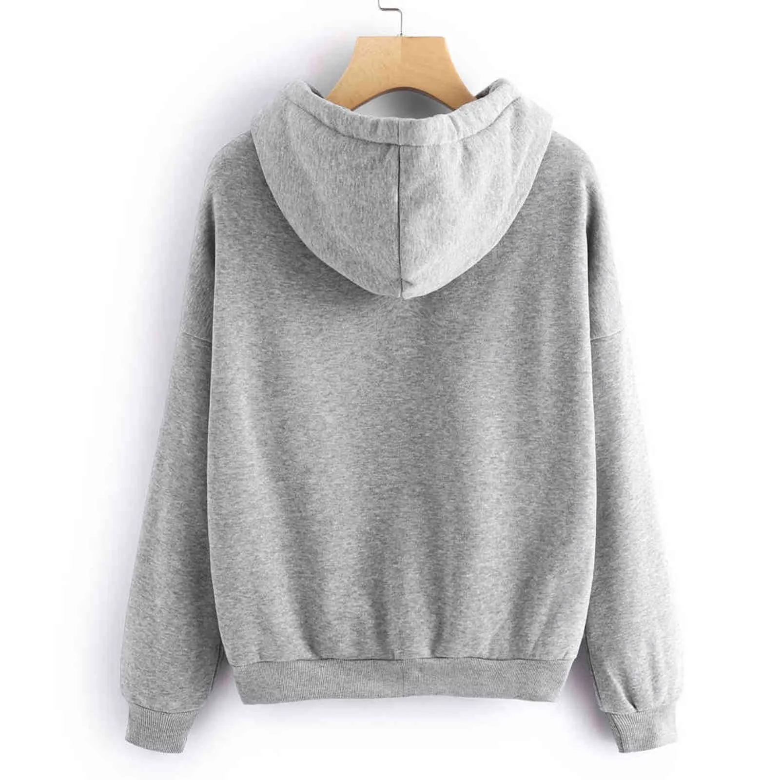 Vrouwen Hoodies Oversized Hoodie Katoen Lange Mouw Sweatshirt Met Capuchon Jumper Capuchon Trui Tops Blause Sweatshirts Vrouw Kleding L23124