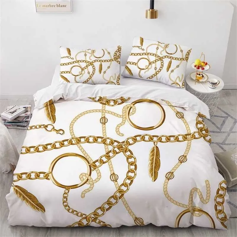 3D Bedding Sets Geometric Baroque Duvet Quilt Cover Set Comforter Bed Linen Pillowcase King Queen Full 265x230cm Home Texitle 2012292W