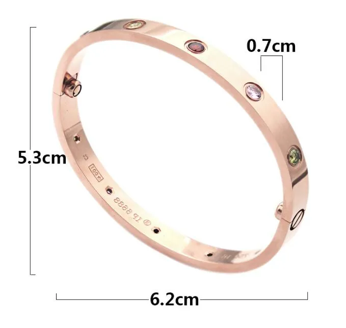 Nouvelle arrivée bracelet en cuir design classique mode femmes bracelets or argent rose titane acier bracelet couple bijoux en gros241R