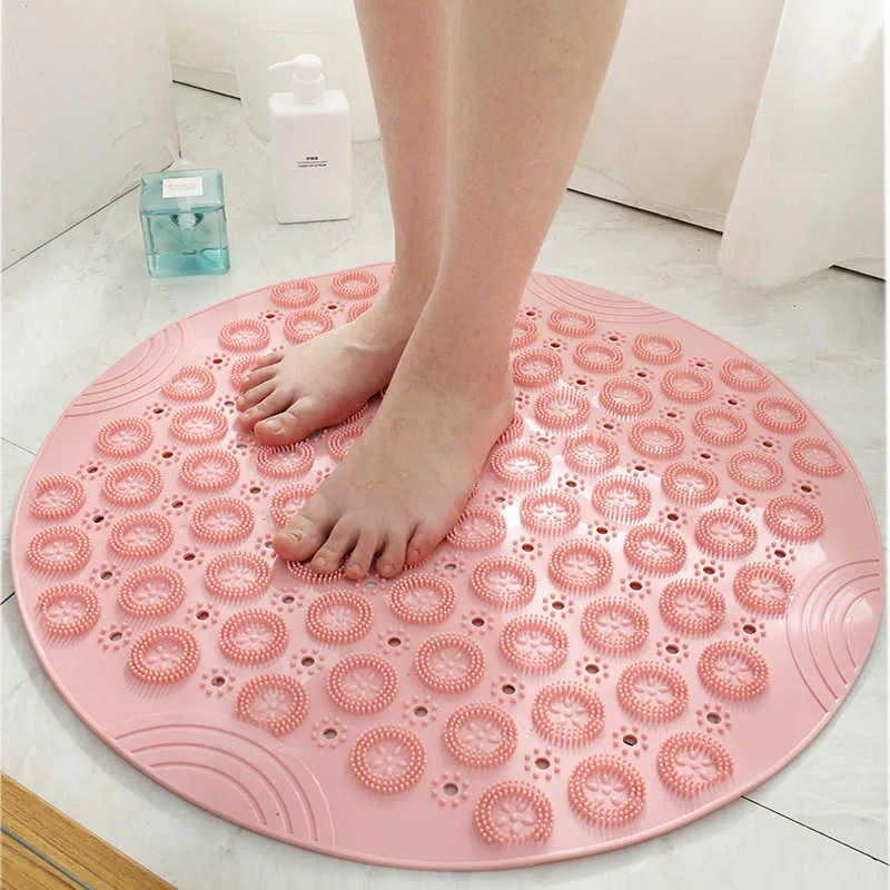 Silicone bathtub shower back brush massager bathtub foot brush dead skin non-slip mat bathroom non-slip mat. 210724